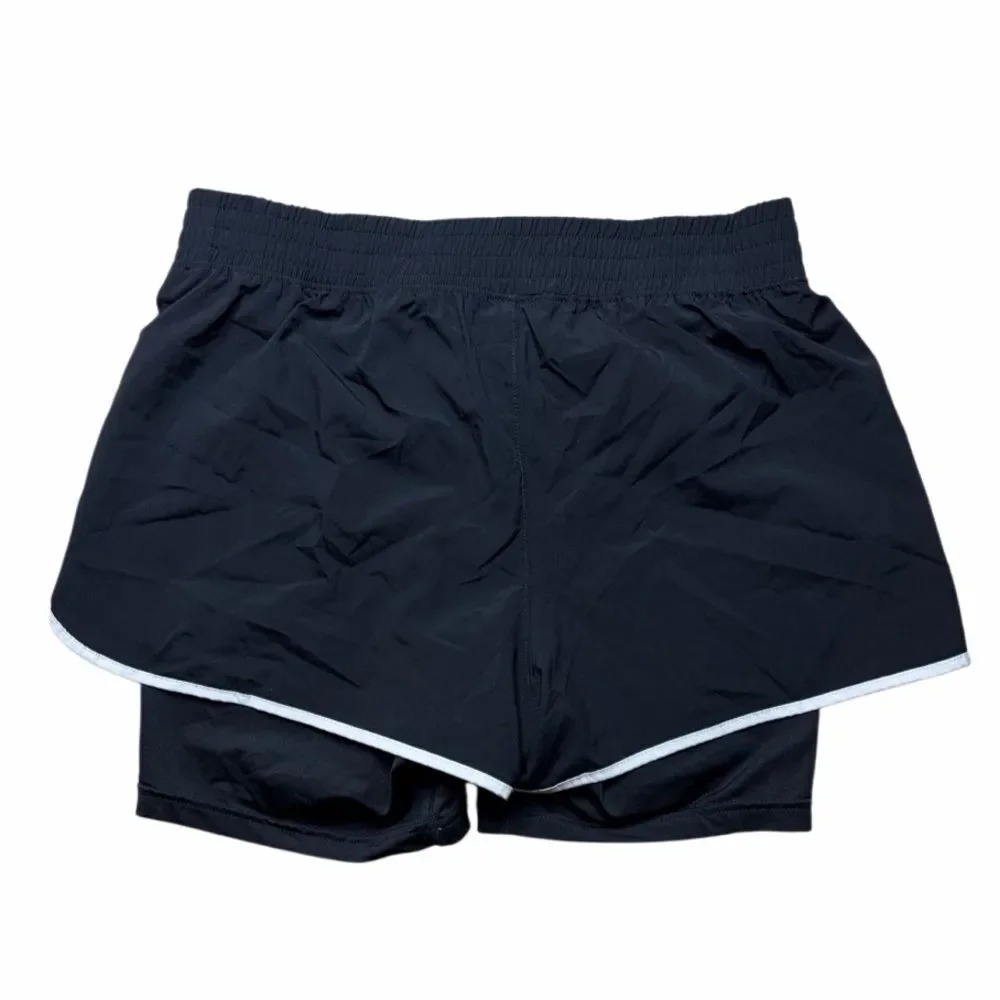 New Balance Black Running Shorts with White Trim MEDIUM - Picture 3 of 3